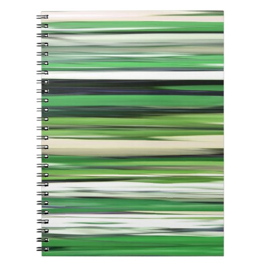 Abstrakt 2: Grüne Unschärfe Notizblock (Vorderseite)