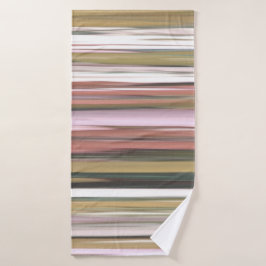 Abstrakt 2: Herbstfarben im Herbst verschwommen Badehandtuch