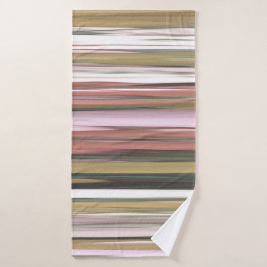 Abstrakt 2: Herbstfarben im Herbst verschwommen Badehandtuch (Badehandtuch)