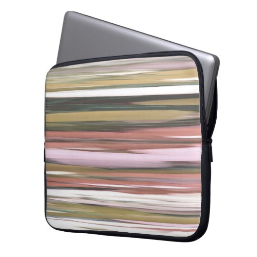 Abstrakt 2: Herbstfarben im Herbst verschwommen Laptopschutzhülle (Vorderseite Links)