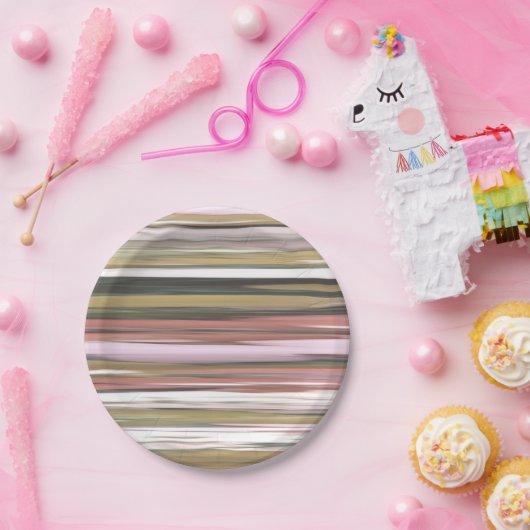 Abstrakt 2: Herbstfarben im Herbst verschwommen Pappteller (Party)