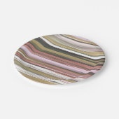 Abstrakt 2: Herbstfarben im Herbst verschwommen Pappteller (Schrägansicht)