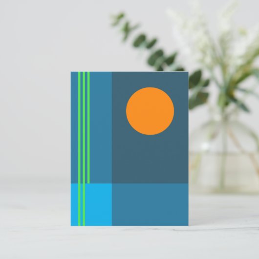 ABSTRAKT 2 POSTKARTE (Stehend Vorderseite)