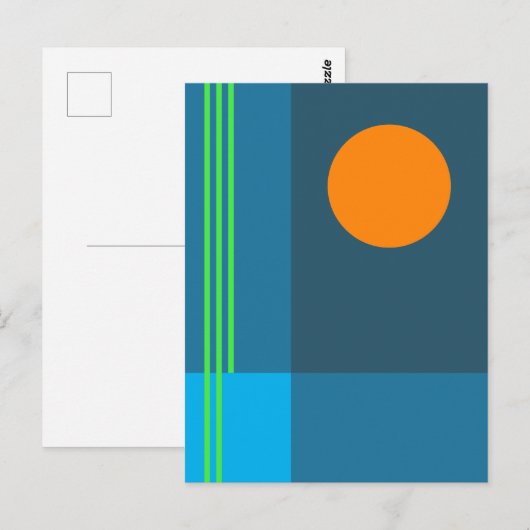 ABSTRAKT 2 POSTKARTE (Vorne/Hinten)