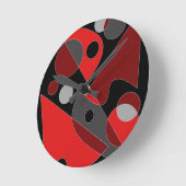 Abstrakt #311 runde wanduhr (Winkel)