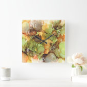 Abstrakt 31 quadratische wanduhr (Zuhause)