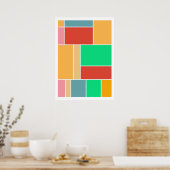 Abstrakt #347 poster (Küche)