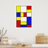 Abstrakt #378 poster (Küche)