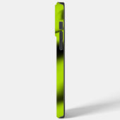 Abstrakt 3 in Schwarz und Kalkgrün Case-Mate iPhone Hülle (Rückseite / Links)