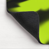 Abstrakt 3 in Schwarz und Kalkgrün Mousepad (Ecke)