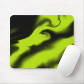 Abstrakt 3 in Schwarz und Kalkgrün Mousepad (Mit Mouse)