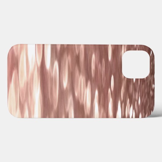 Abstrakt 3: Kupfer Rose Gold Shimmer Case Mate iP (Rückseite (Horizontal))