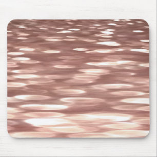 Abstrakt #3: Kupfer-Roségold-Schimmer Mousepad