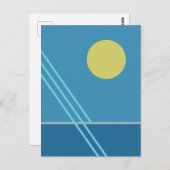 Abstrakt 3 Postkarte (Vorne/Hinten)