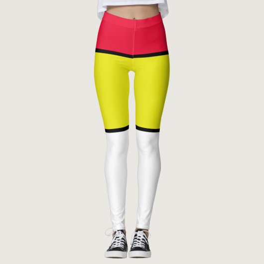 Abstrakt #402 leggings (Vorderseite)