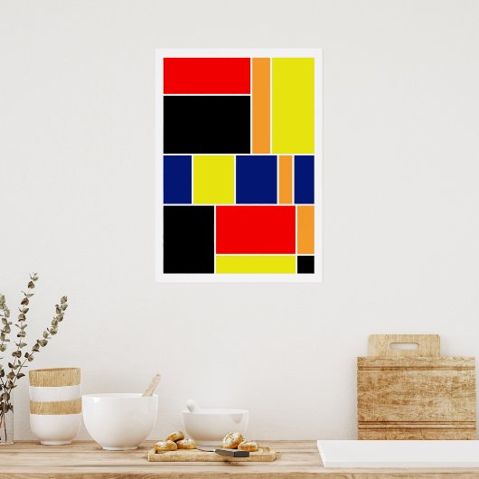 Abstrakt #404 poster (Küche)