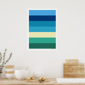 Abstrakt #409 poster (Küche)