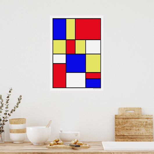 Abstrakt #412 poster (Küche)