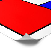 Abstrakt #414 poster (Ecke)