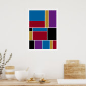 Abstrakt #419 poster (Küche)