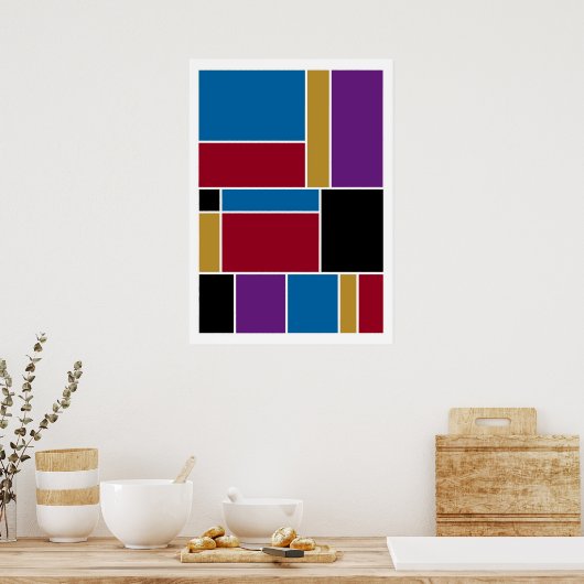 Abstrakt #419 poster (Küche)