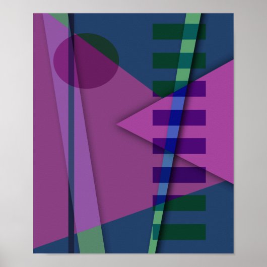 Abstrakt #432 poster (Vorne)