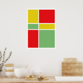 Abstrakt #454 poster (Küche)