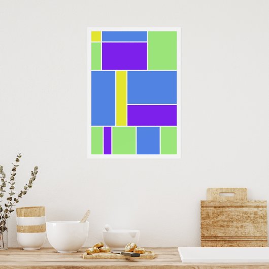 Abstrakt #461 poster (Küche)