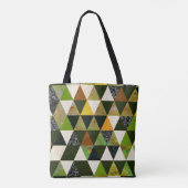 Abstrakt #475 Monogramm Tasche (Rückseite)