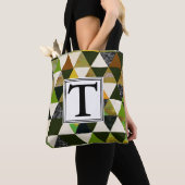 Abstrakt #475 Monogramm Tasche (Von Nahem)