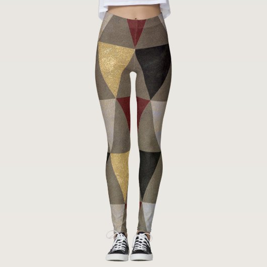 Abstrakt #476 leggings (Vorderseite)