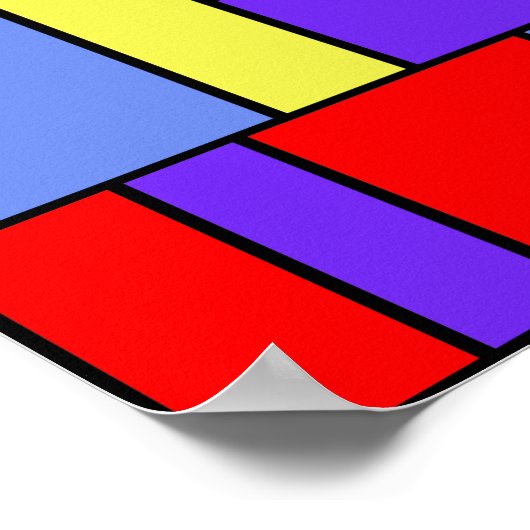 Abstrakt #482 poster (Ecke)