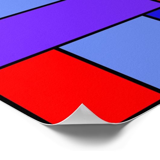 Abstrakt #483 poster (Ecke)