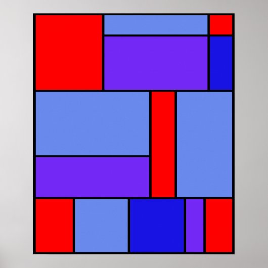 Abstrakt #483 poster (Vorne)