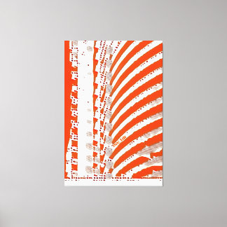 Abstrakt 48 - Gestapelte Wirtschaft - Akryllische  Leinwanddruck