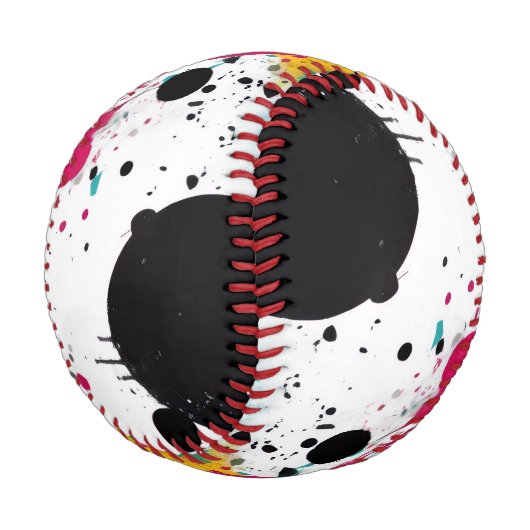 Abstrakt #4 baseball (Schrägansicht)