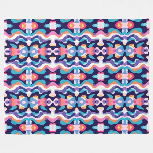 ABSTRAKT 4 FLEECEDECKE (Vorderseite (Horizontal))