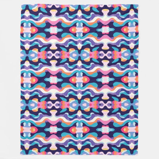 ABSTRAKT 4 FLEECEDECKE (Vorderseite)