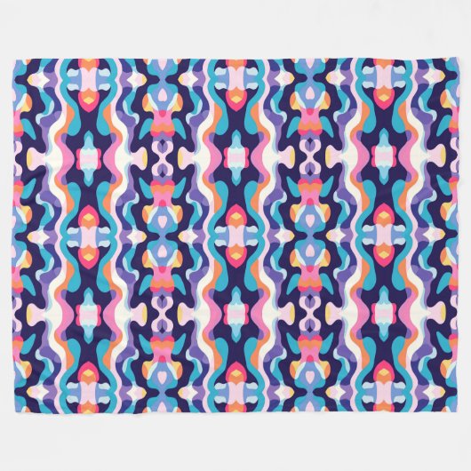 ABSTRAKT 4 FLEECEDECKE (Vorderseite (Horizontal))