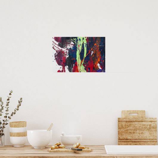 ABSTRAKT 4 POSTER (Küche)