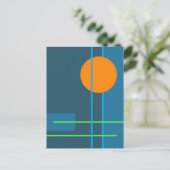 ABSTRAKT 4 POSTKARTE (Stehend Vorderseite)