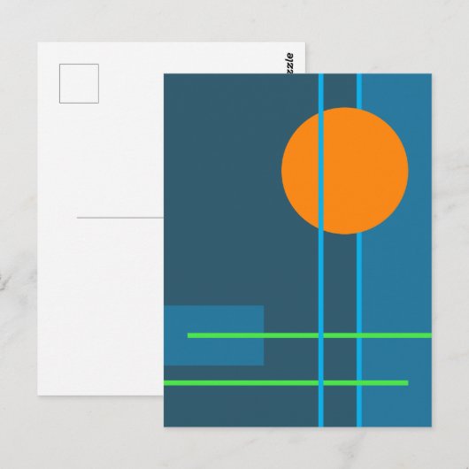 ABSTRAKT 4 POSTKARTE (Vorne/Hinten)