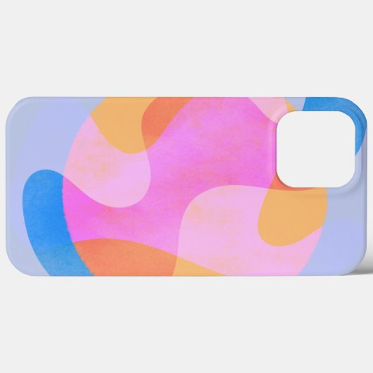 Abstrakt 4: Rosa bis Blau Case-Mate iPhone Hülle (Rückseite (Horizontal))