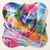 ABSTRAKT 4 UNTERSETZER (Vorderseite)