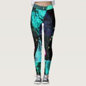 Abstrakt #509 leggings (Vorderseite)