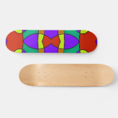 Abstrakt #573 skateboard (Horizontal)