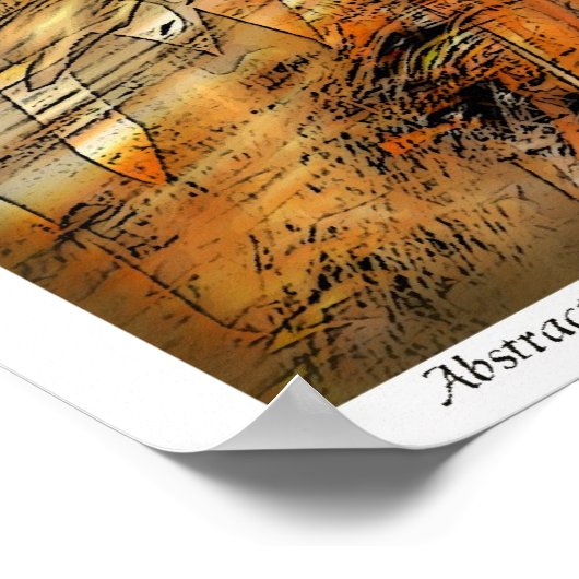 Abstrakt #57 poster (Ecke)