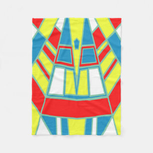 Abstrakt #591 fleecedecke