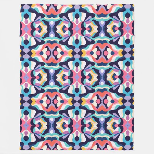 ABSTRAKT 5 FLEECEDECKE (Vorderseite)