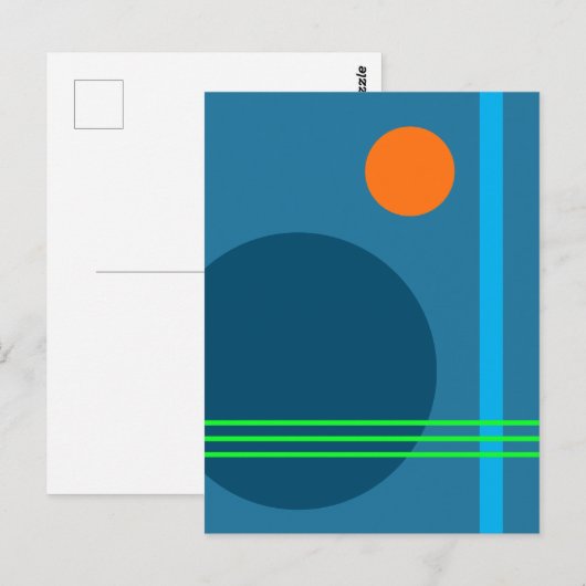 ABSTRAKT 5 POSTKARTE (Vorne/Hinten)